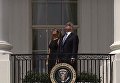 Как Трамп с женой наблюдали за затмением. Видео