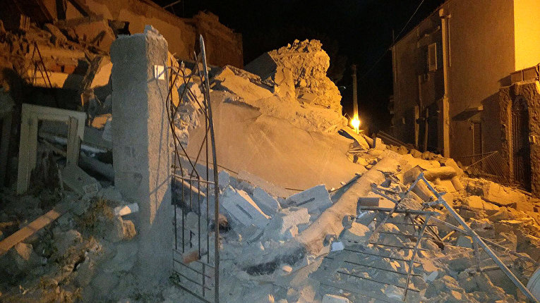 Землетрясение на острове Искья у побережья Неаполя