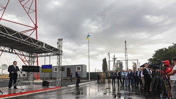 Выступление президента Петра Порошенко в Луганской области