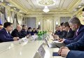 Петр Порошенко провел встречу в Киеве с министрами обороны Литвы, Латвии, Эстонии и Черногории