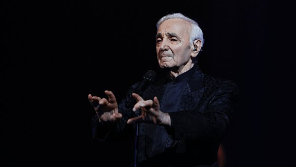 Концерт Шарля Азнавура в Ереване
