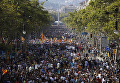 Многотысячная демонстрация в Барселоне