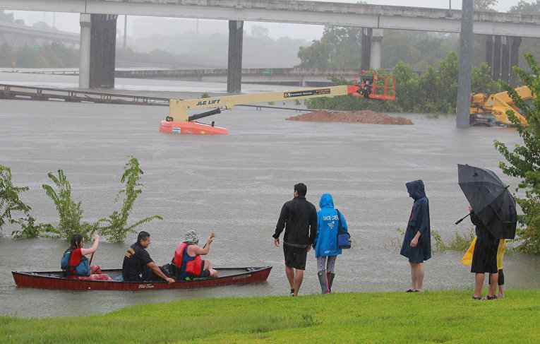 Наводнение после урагана Харви в Техасе