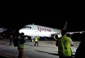 Самолет авиакомпании Qatar Airways в Борисполе