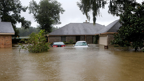 Последствия урагана в Техасе