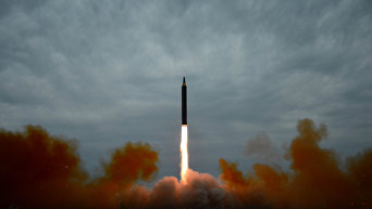 Запуск межконтинентальной баллистической ракеты. Архивное фото