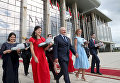 Президент Беларуси Александр Лукашенко на Балу выпускников