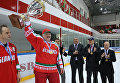 Лукашенко поучаствовал в Республиканских соревнованиях среди любителей хоккея