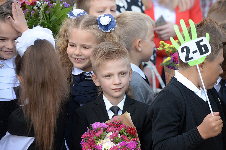 Первое сентября в киевских школах