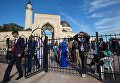 Мусульманский праздник Курбан-Байрам в мечети Ар-Рахма в Киеве