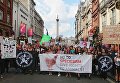 Марш веганов в Лондоне