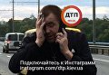 В Киеве пьяный водитель врезался в Suzuki
