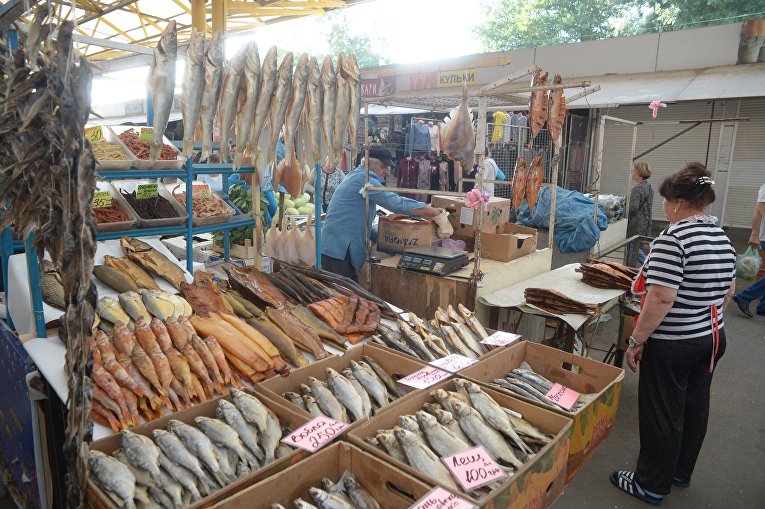 Одесса. Рынок Привоз, рыбный ряд