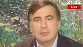 Саакашвили едет на границу с маленьким сыном. Видео