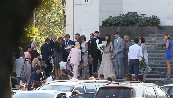 Свадьба  старшего сына Юрия Луценко