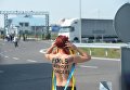 Акция Femen в ожидании Михаила Саакашвили