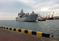 Турецкий большой десантный корабль Bayraktar прибыл в Одессу