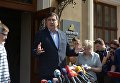 Пресс-конференция Саакашвили во Львове