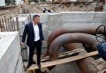 Виталий Кличко проверил ремонт теплосети на проспекте Соборности в Киеве