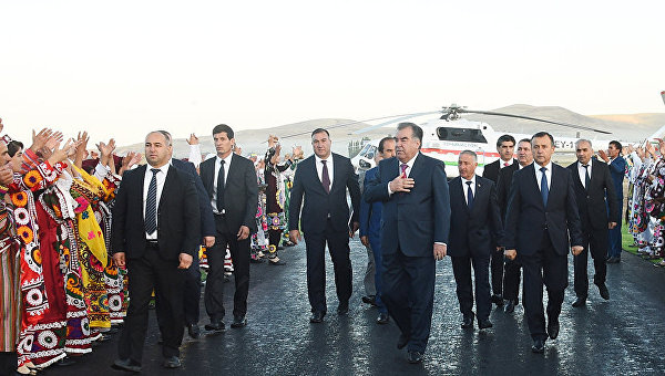 Визит президента Таджикистана в Эмомали Рахмона Хорог