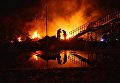Пожар в детском лагере в Одессе