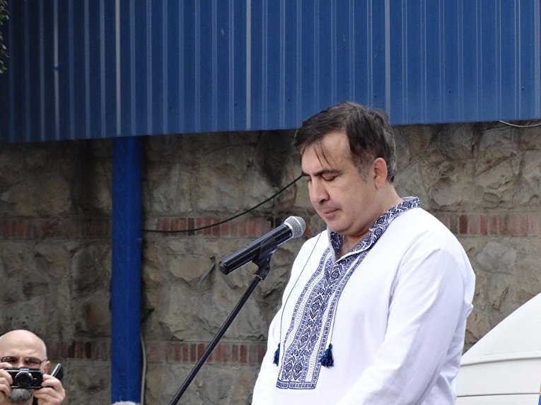 Саакашвили в Ивано-Франковске
