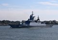 Выход кораблей Балтийского флота в море в рамках учений Запад-2017