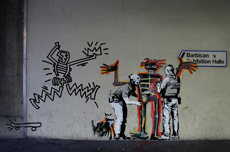 Новые граффити Бэнкси в Лондоне