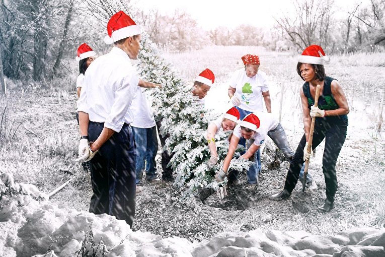 Бараку Обаме устроили фотошоп-баттл