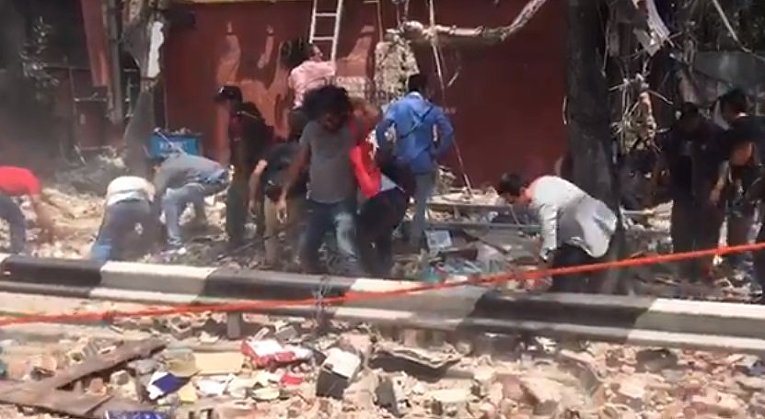 Землетрясение в Мексике. Разбор завалов