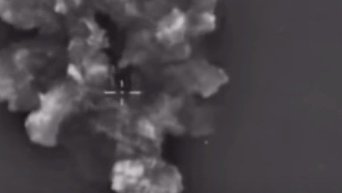Удар российской авиации по боевикам в Сирии. Видео