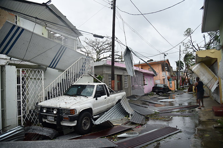 Последствия урагана Мария