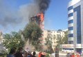 Масштабный пожар в Ростове