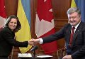 Порошенко и глава МИД Канады поговорили на украинском языке
