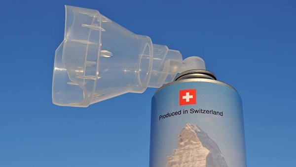 В Швейцарии начали продавать за границу горный воздух