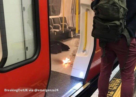 Взрыв телефона в метро Лондона