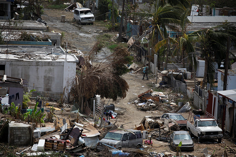 Последствия урагана Мария в Пуэрто-Рико.