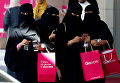Саудовские женщины принимают участие в выставке Glowork в Эр-Рияде