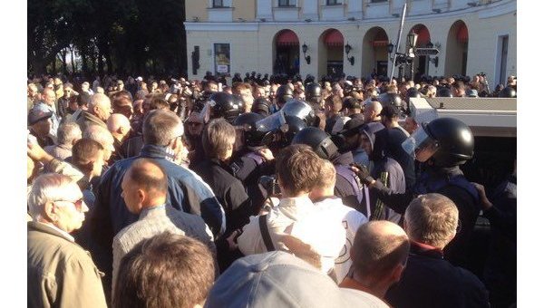 Ситуация в Одессе перед выступлением Михаила Саакашвили, 30 сентября 2017