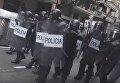 Появилось видео стрельбы полиции по протестующим в Каталонии