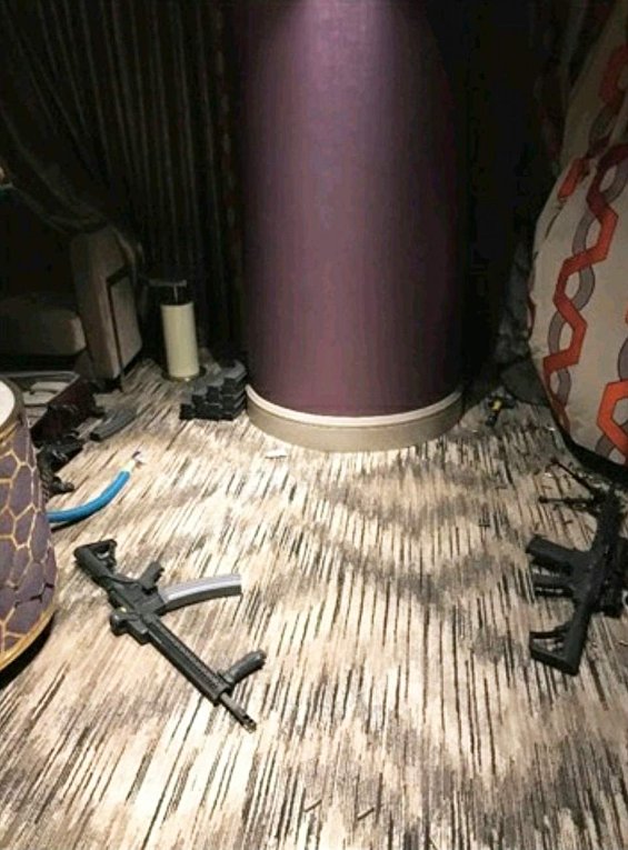 Фото гостиничного номера стрелка из Лас-Вегаса