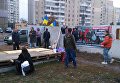 Митинг против строительства АЗС на Ревуцкого в Киеве, 4 октября 2017