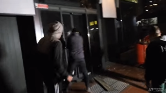 Появилось видео разгрома скандальной заправки в Киеве. Видео
