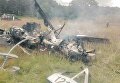 Крушение военного самолета в Мексике