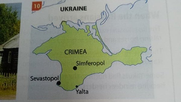 В оксфордском учебнике Крым изобразили частью России