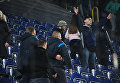 Драка фанатов во время матча между командами Днепр и Днепр-1