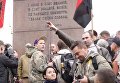 На митинге националистов в Киеве задержали мужчину за нацистское приветствие