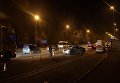 Проверка автомобилей на въездах в Киев в ночь на 17 октября 2017