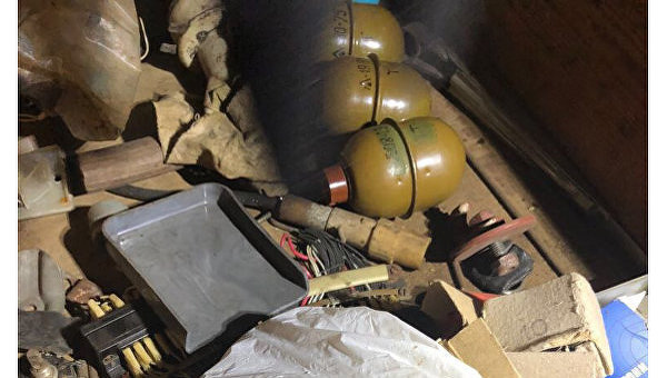 В Киеве полиция обнаружила тайник с боеприпасами