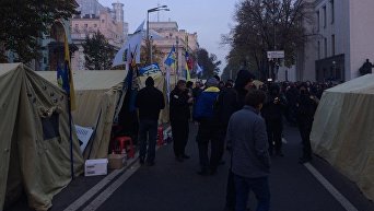 Ситуация возле Верховной Рады утром 18 октября 2017